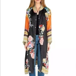 Johnny Was reversible long tori coat S
